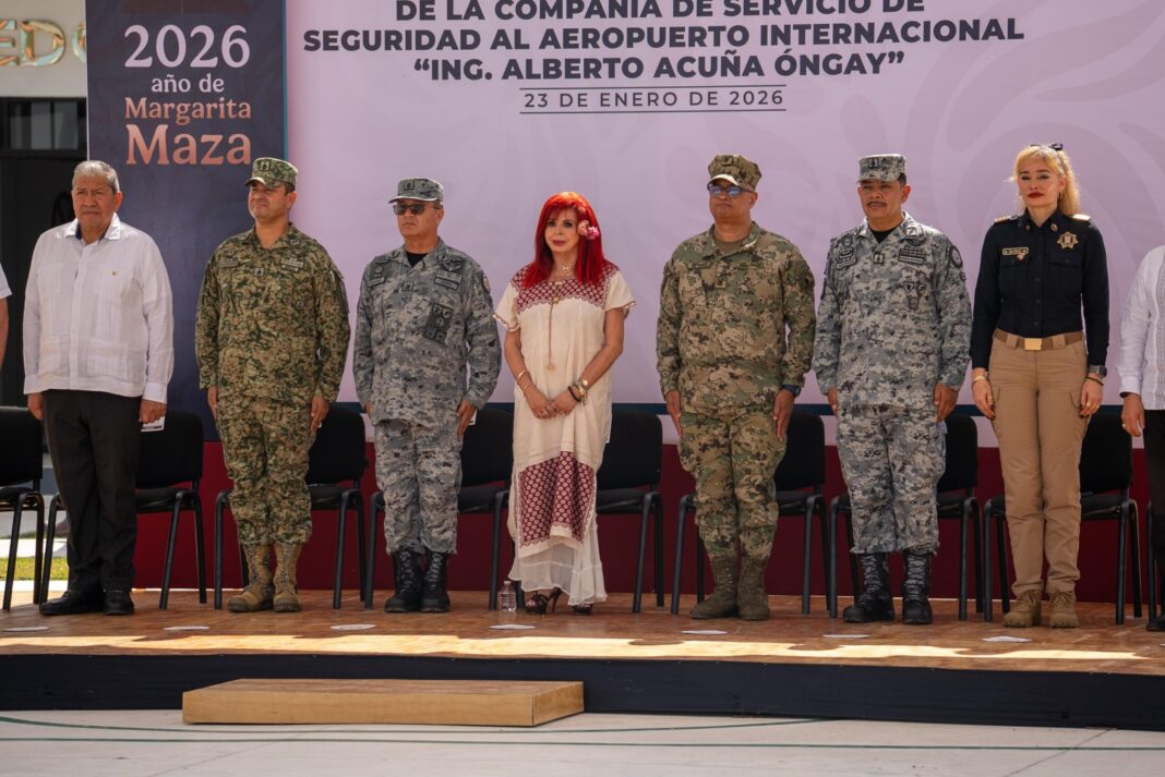 Inauguran en Campeche el Centro de Servicio de Seguridad de la GN en el aeropuerto