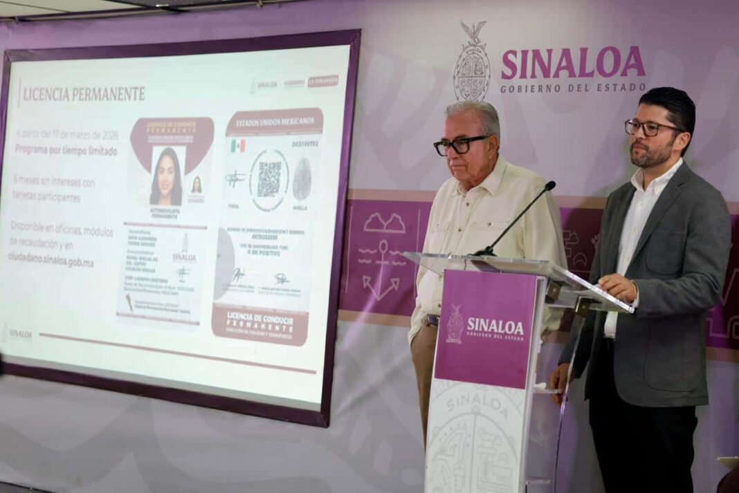 Lanzan en Sinaloa licencia de conducir permanente